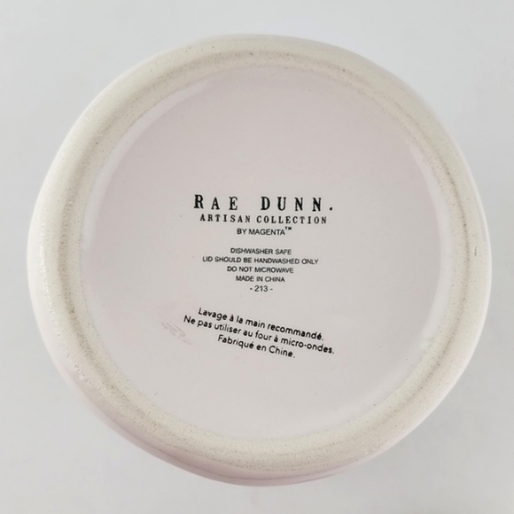 Rae Dunn By Magenta CANDY HEARTS Large Letters Ceramic Small 7 Inch Canister - Picture 8 of 10